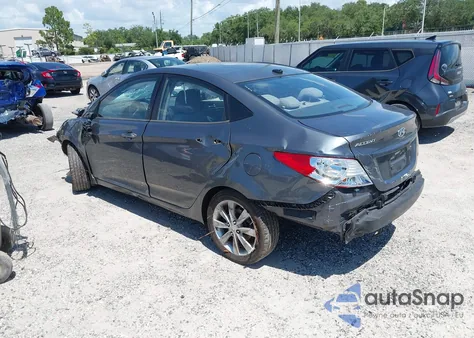 2012 Hyundai Accent Gls from USA, damaged, VIN KMHCU4AE4CU236372